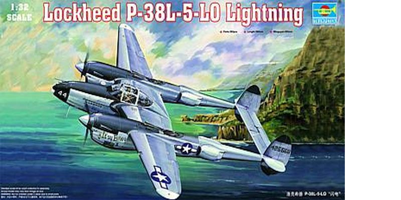 Lockheed P-38L-5-LO Lightning - stavebnica [1:32]