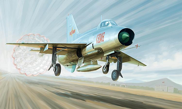 J-7A Kampfjet - stavebnica [1:48]