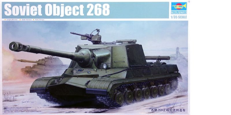 Tank Objekt 268 ZSSR 50-te r. - stavebnica [1:35]