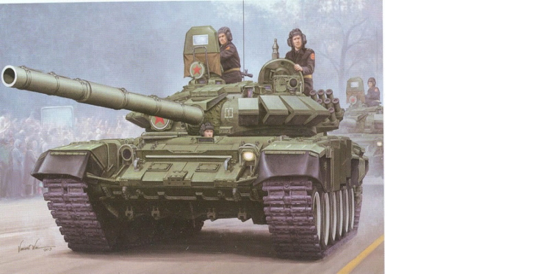 Tank T72 MBT (1989) ZSSR - stavebnica [1:35]