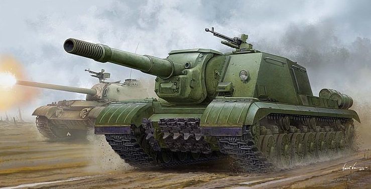Tank JSU 152K - stavebnica [1:35]