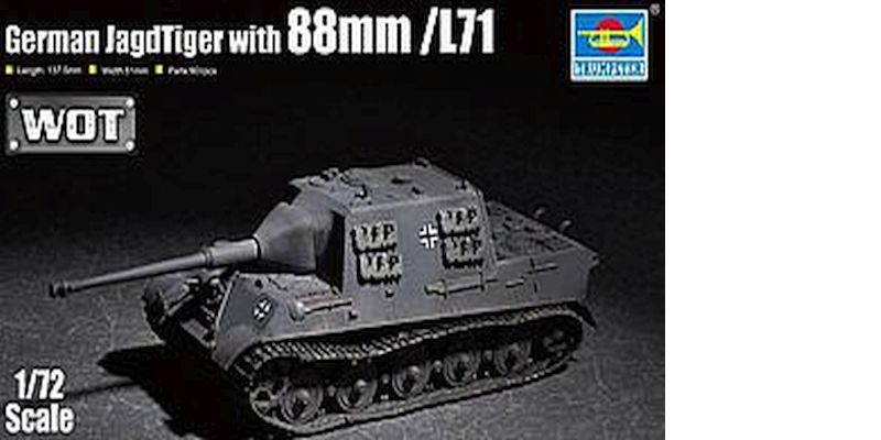 Tank Jagdtiger delo 88 mm - stavebnica  [1:72]