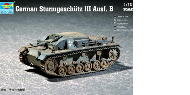ton tank III Ausf. B - stavebnica [1:72]