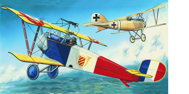 Nieuport 11/16 ''Bebe'' - stavebnica [1:48]