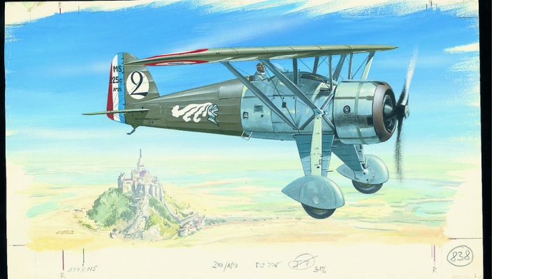 Morane Saulnier MS 225  - stavebnica [1:72]