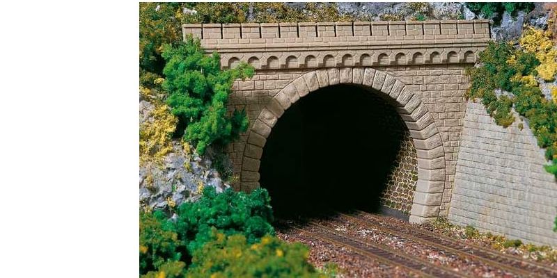 Tunelov portl dvojkoajn - stavebnica [H0]