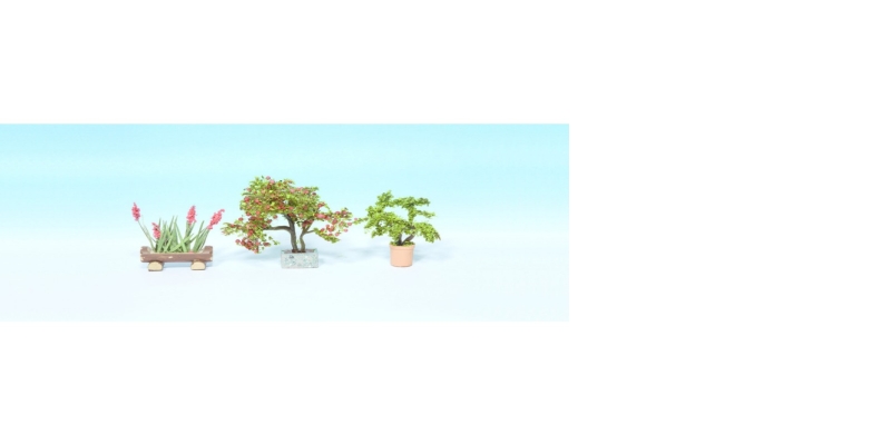 Rastliny v kvetini III., Laser-Cut minis [H0]
