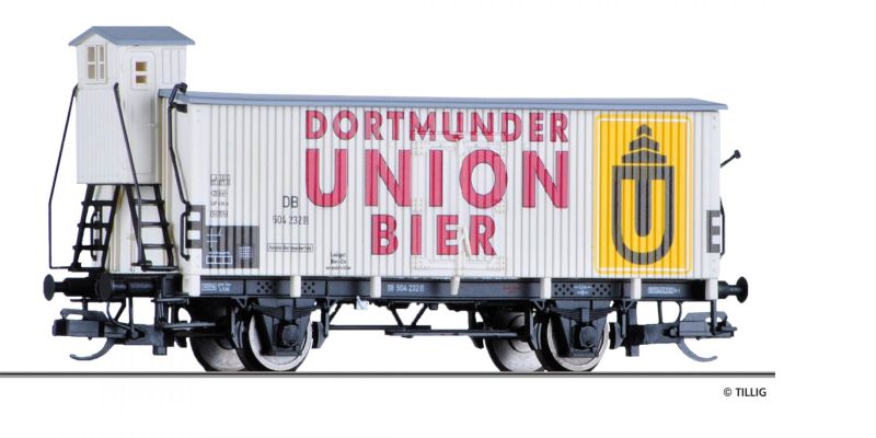 Kryt chladiaci vagn  "Dortmunder Union Bier" DB [TT]