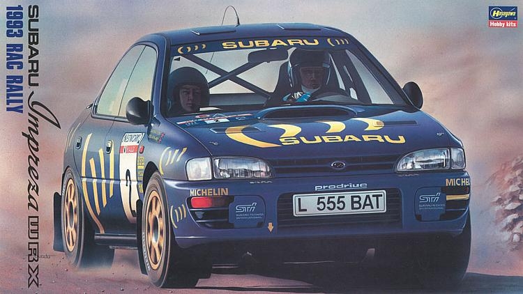 Subaru Impreza WRX 1993 RAC Rally - stavebnica [1:24]