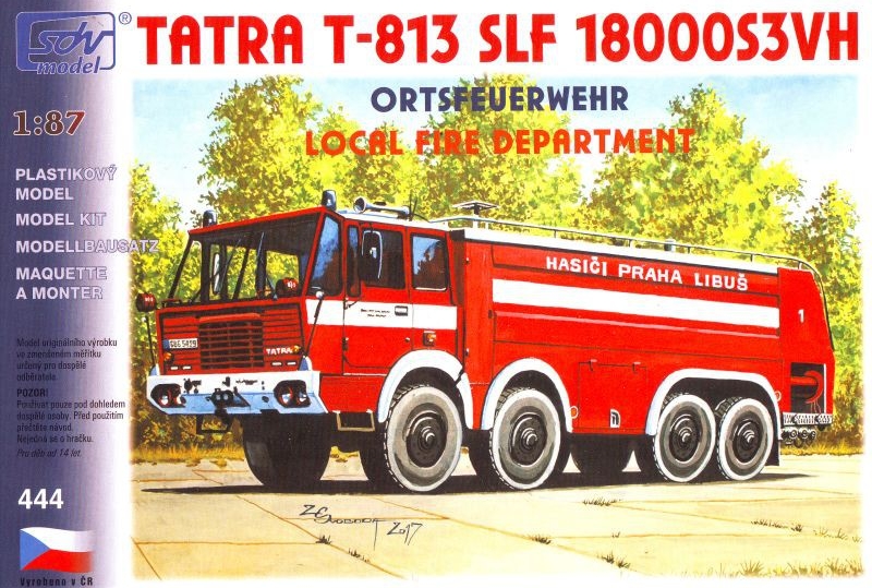 Tatra 813 8x8 SLF 18000 S3VH - stavebnica [H0]