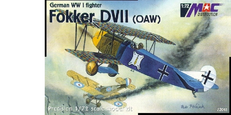 Fokker D VII OAW - stavebnica [1:72]