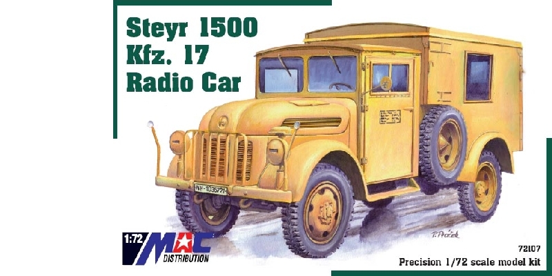 Steyer 1500 Radio Car Kfz - stavebnica [1:72]