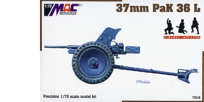 Kann 37 mm PaK 36L - stavebnica [1:72]