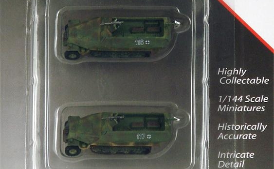 SdKFZ 251/1, zelen, 2 kusy - hotov model [1:144]