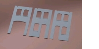 Steny s vrezmi pre okn a brny - ed - stavebnica [H0]