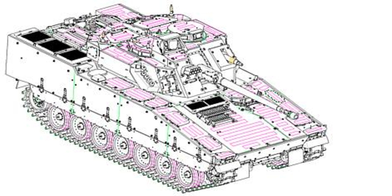 Tank CV8 030 IFv vdsko - stavebnica [1:35]