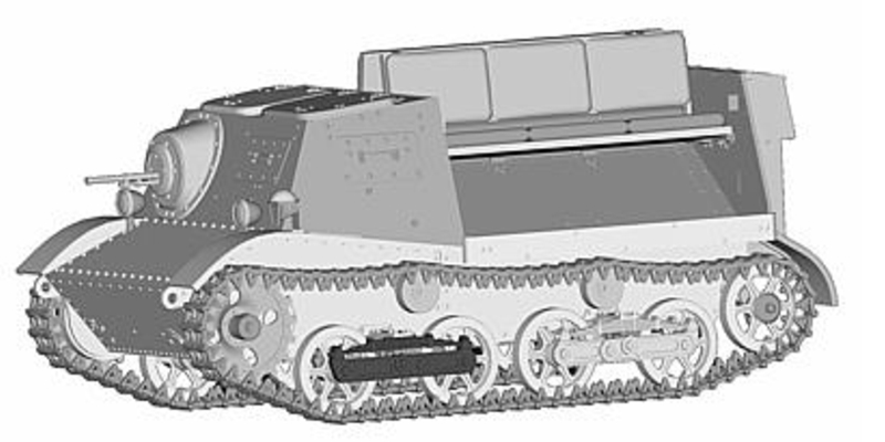 Tank T20 Komsomolec - stavebnica [1:35]