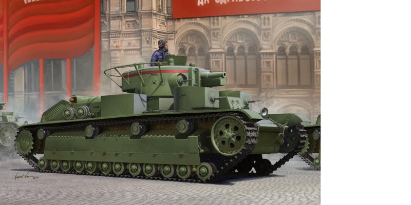 Tank T28 ZSSR - stavebnica [1:35]