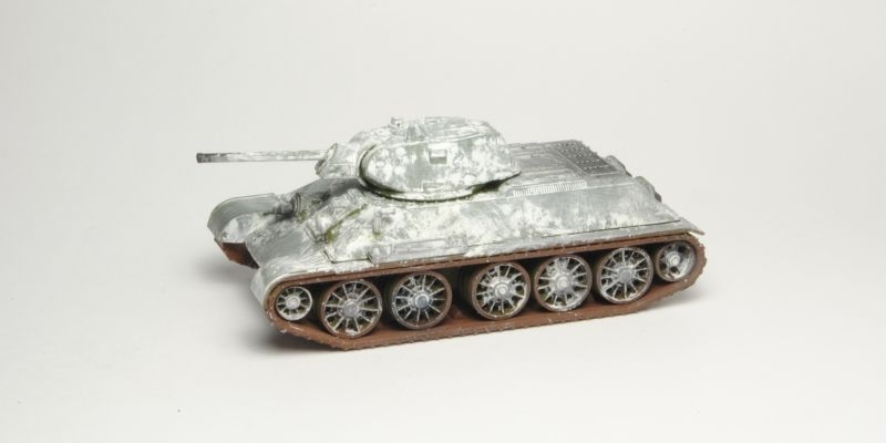 Tank T-34/76 plameomet - stavebnica [H0]