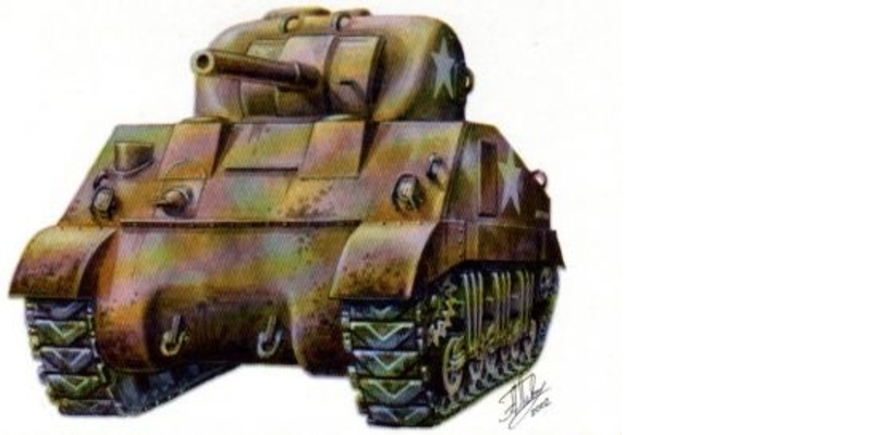 Tank Sherman M4 - stavebnica  [1:72]