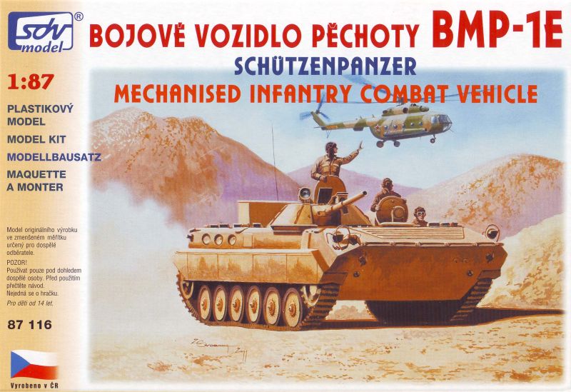 BVP BMP-1E  - stavebnica [H0]