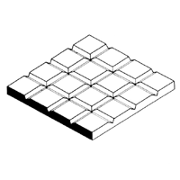 Dlaba, hrubie drky, tvorce 4,2 x 4,2, rka drky 0,62 mm