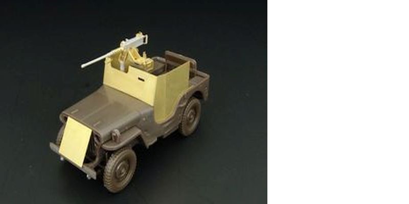 Jeep ozbrojen (Hasegawa) - stavebnica [1:48]